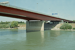 View of "Brigittenau" bridge