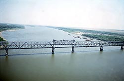 Air view of the bridge