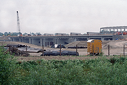 Approach bridges under construction (1992) 
