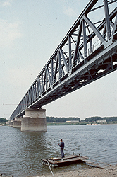 Railway bridge in Komárom