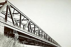 Danube bridge in Belgrade (1961) 