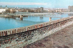 "Marsala Tito" bridge from the Petrovaradin castle 
